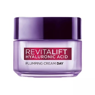 LOréal Paris Revitalift Hyaluronic Acid Plumping Day Cream 50ml. ลอรีอัล ปารีส รีไวทัลลิฟท์ ไฮยาลูรอนิค ครีม เดย์​