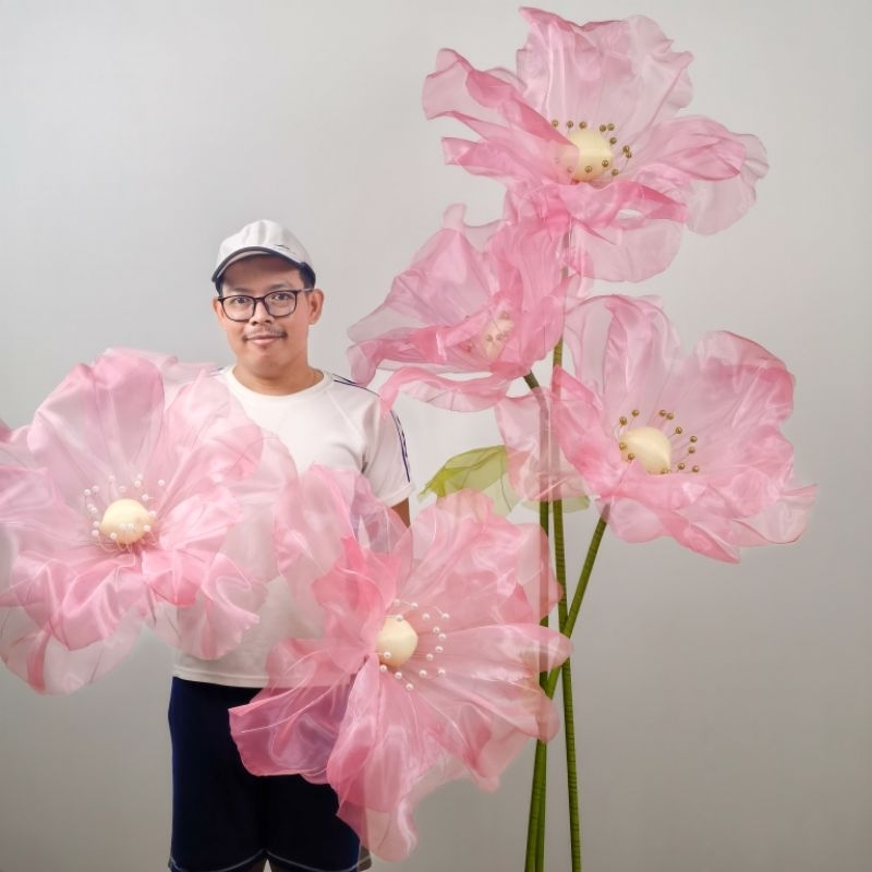 ดอกไม้ยักษ์ สั่งทำ ดอกโตใหญ่ สีสวย งานปราณีต