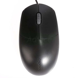 USB MOUSE RAPOO N100 BLACK(By Shopee  SuperTphone1234)