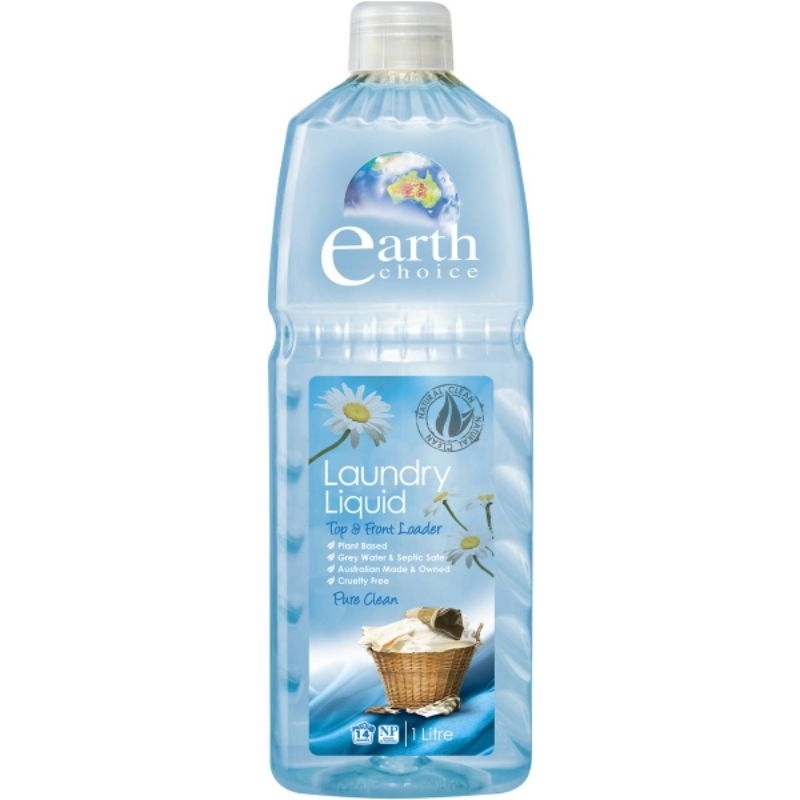 น้ำยาซักผ้า ขวดใหญ่ 1 ลิตร เอิร์ธชอยส์ EARTH CHOICE LAUNDRY LIQUID 1LT