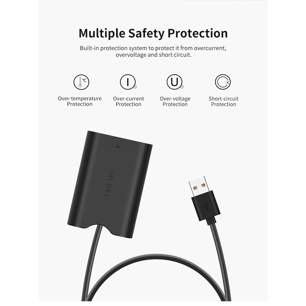 แบตไลฟ์สด Sony Zv-1 DC Coupler Dummy Battery ดัมมี่แบตฯ แบตกระสือ NP-BX1สำหรับ SONY ZV-1, RX1,RX100, RX100 II, RX100 III