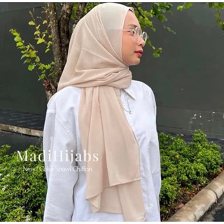 Shawl Chiffon MadiHijabs พันยาว ( ผ้าชีฟองพัน )