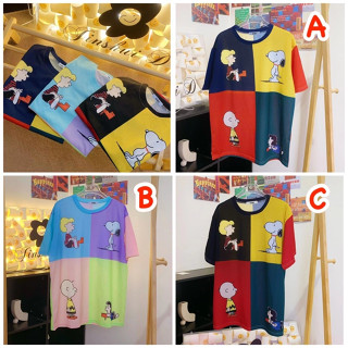 เสื้อยืด Snoopy งานผ้าฝ้าย อก 42" ใส่สบาย