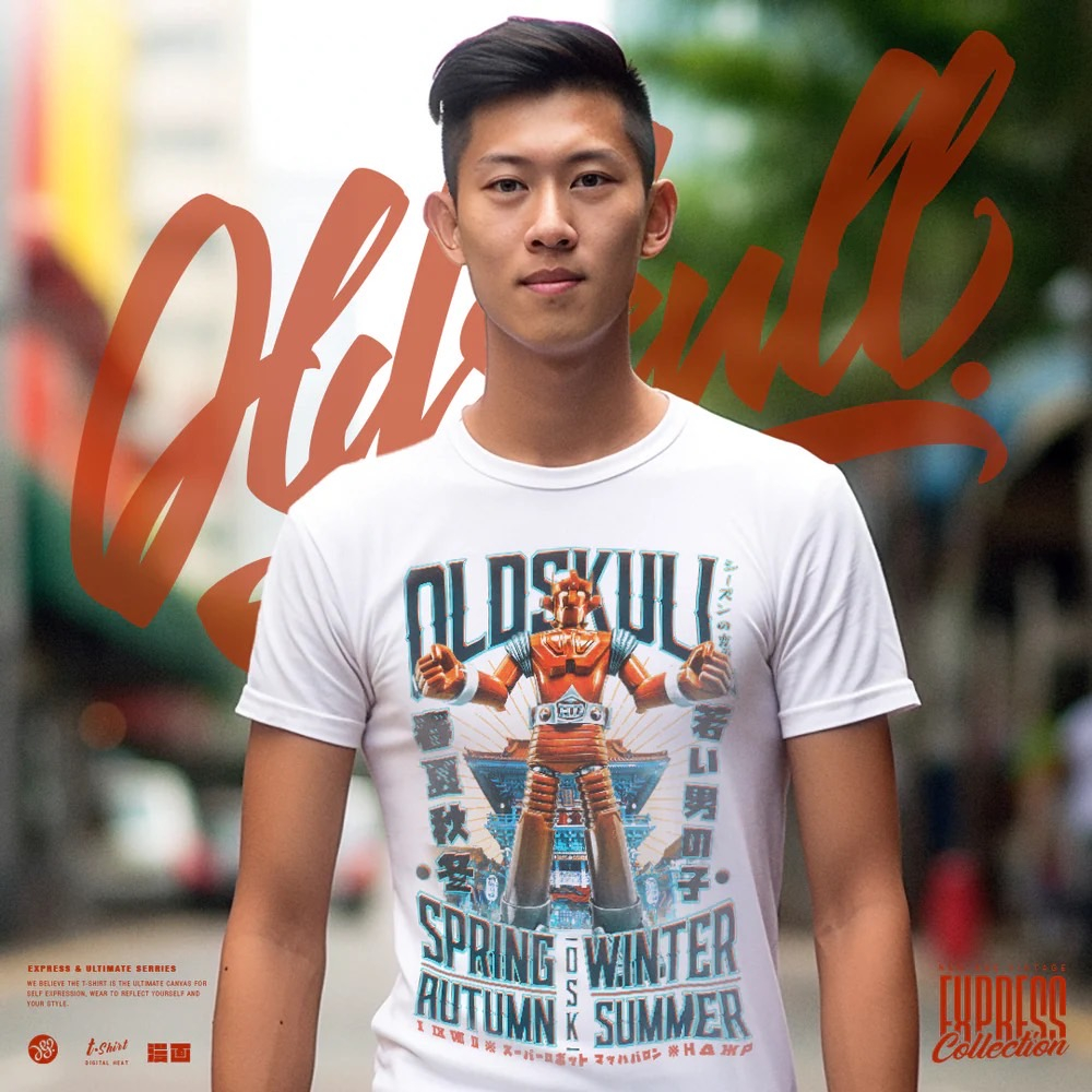 เสื้อยืด Oldskull Express HD No.131 (MR.ROBOT OS)