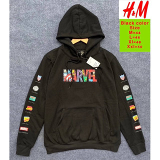 เสื้อฮุ้ดแบบสวมMARVEL(งานป้าย)ผ้านุ่ม ใส่สบาย ใส่ทำงาน ผ้าไม่หนา กันแดด กันหนาว ได้