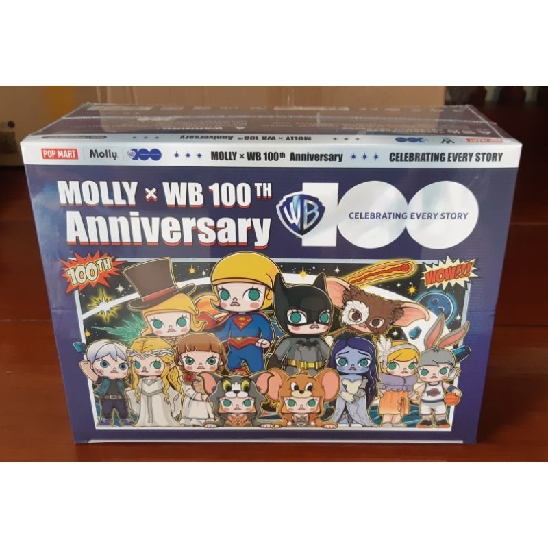 (พร้อมส่ง-ยกกล่อง) Pop Mart Molly x WB 10th Anniversary Blind Box Series - ลุ้นซีเคร็ท
