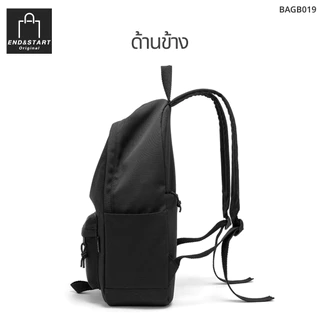 BAGB019 กระเป๋า END&START กระเป้สะพายหลัง ใส่ไปเรียนได้ แถมพวงกุญแจ มีช่องใส่คอมพิวเตอร์