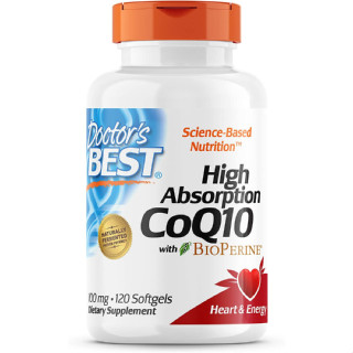 [ของแท้ 100%] DOCTORS BEST HIGH ABSORPTION COQ10 / Co Q10 / CO-Q10