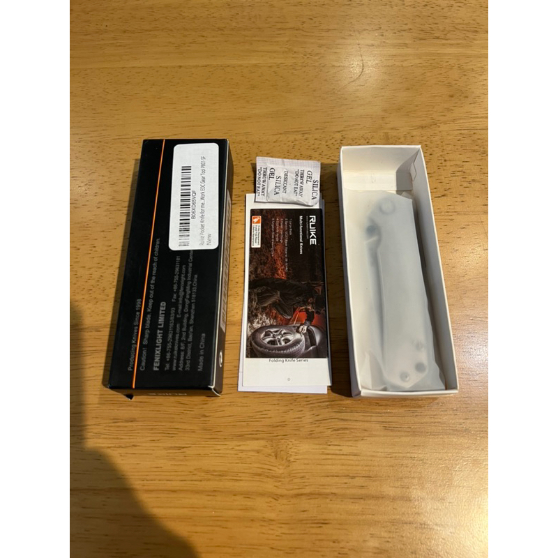 Ruike P801, 3.5”, Sandvik 14C28N Stainless, Stainless Steel Handle (New)