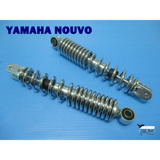 YAMAHA NOUVO REAR SHOCK SET (260 mm.)   // โช๊กหลัง สปริงชุบโครเมี่ยม