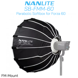 Nanlite SB-FMM-60 SoftBox FM Mount 60cm Parabolic Softbox for Forza 60