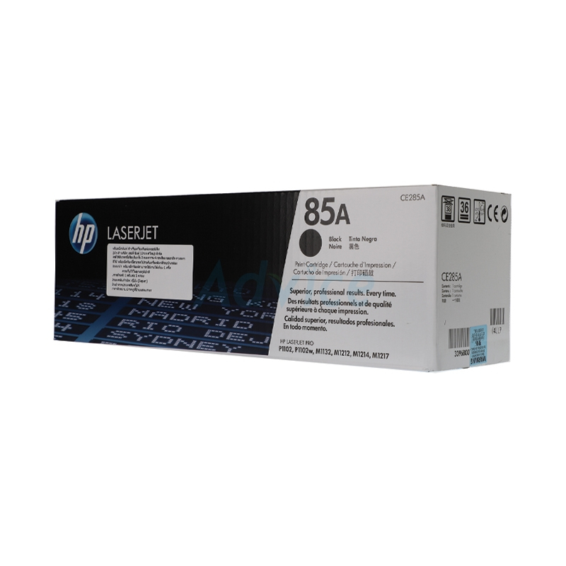 หมึกโทนเนอร์ 85A (CE285A) HP ดำ TONER-ORI HP 85A CE285A รับประกันของแท้จากศูนย์