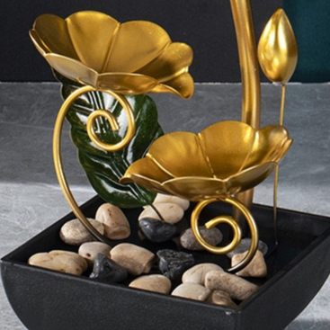 (น้ำตกใบบัวทอง) น้ำล