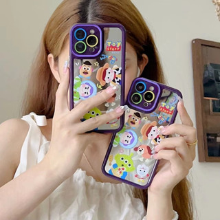💕พร้อมส่ง💕iPhone 14 13 12 11 Pro Max เคส for เคสไอโฟน11 กระจกเงา บางเบาพกพาง่าย การ์ตูน Toy Story Case