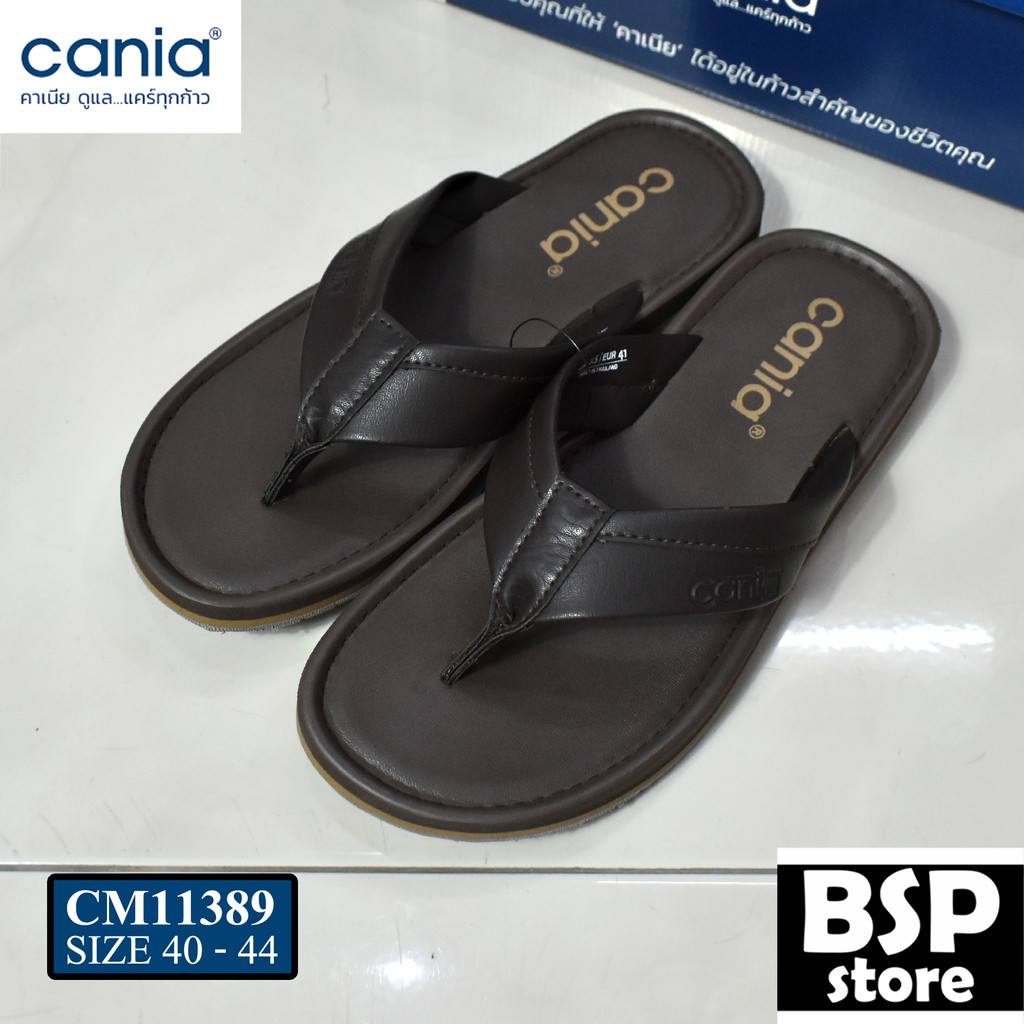 Cania รุ่น CM 11389 สีน้ำตาล รองเท้าแตะ cania [คาเนีย ดูแล...แคร์ทุกก้าว]