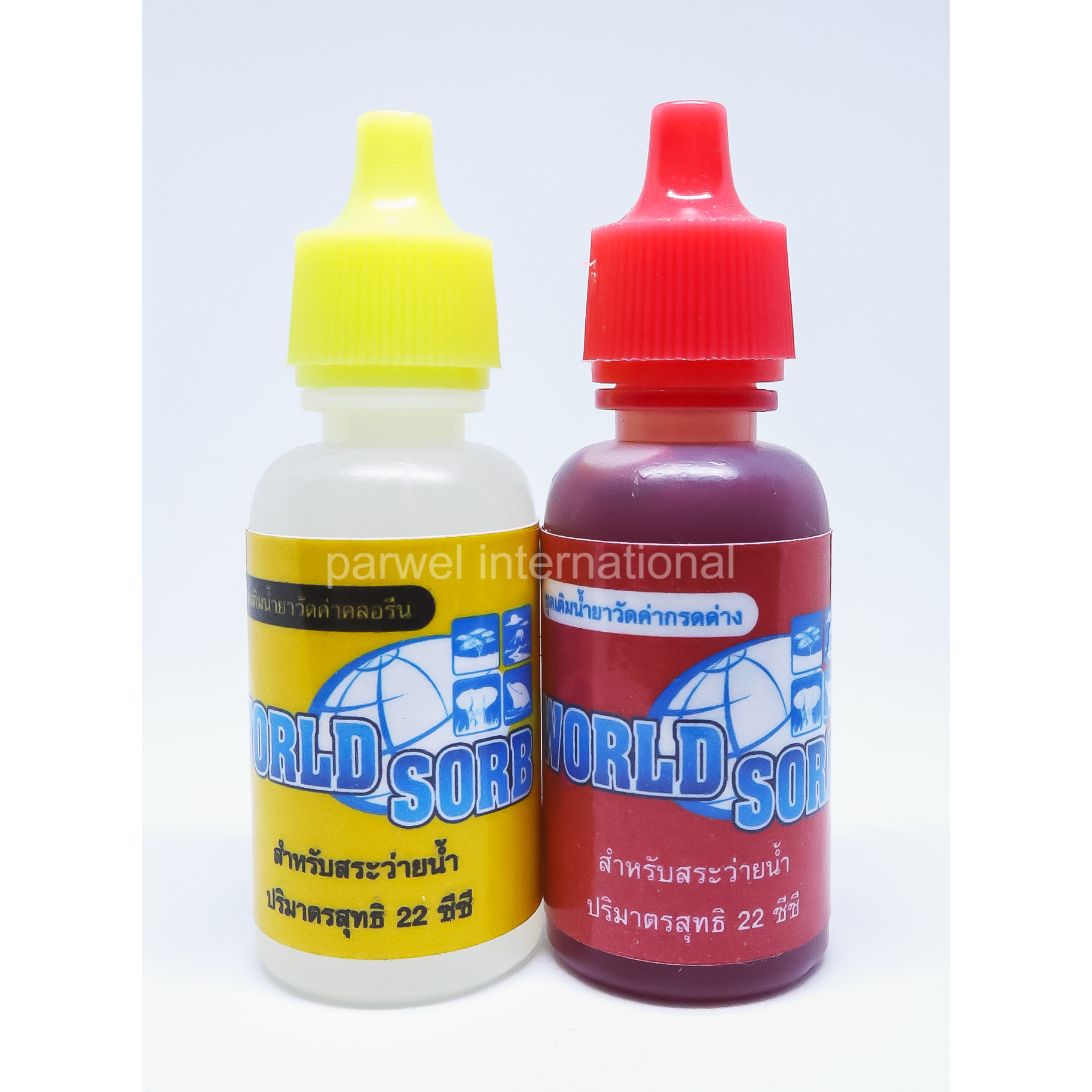 น้ำยาวัดค่าคลอรีน-pH สำหรับสระว่ายน้ำ ขนาด 22 ซีซี/ขวด