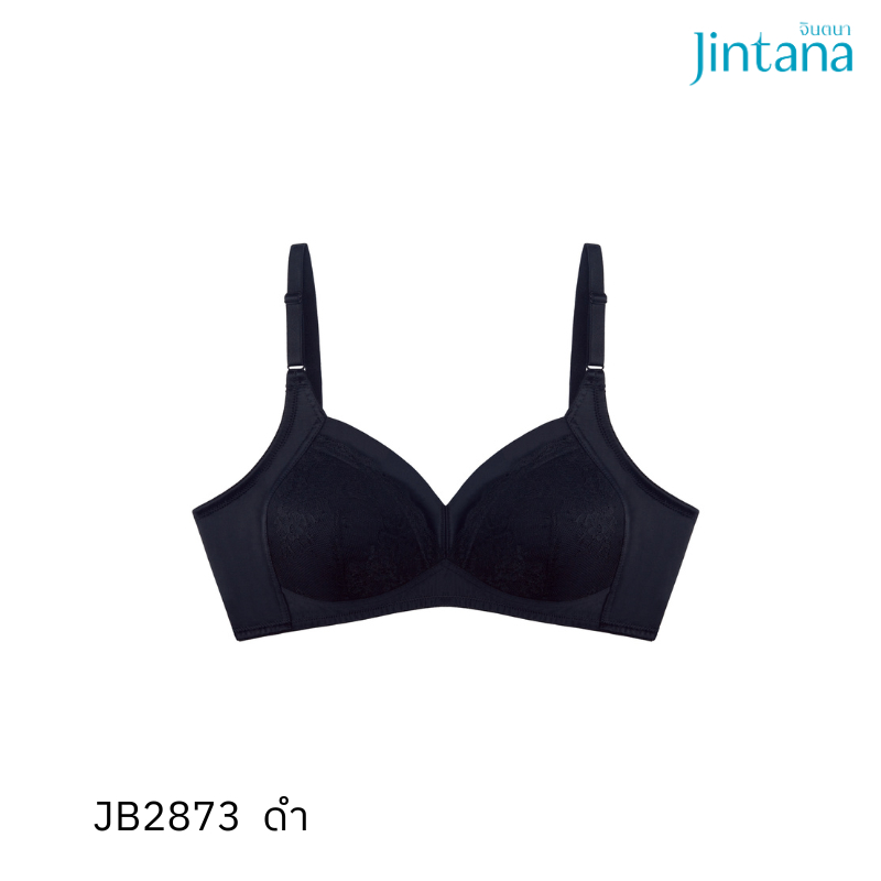 Jintana เสื้อชั้นใน จินตนา รุ่น Basic+ รหัส JB2873 (ไม่มีโครง) Wireless Fit  เสื้อในกระชับ เก็บส่วนเกิน ใส่สบาย