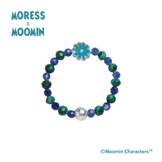 Moress Moomin Flower Genuine Stones Ring