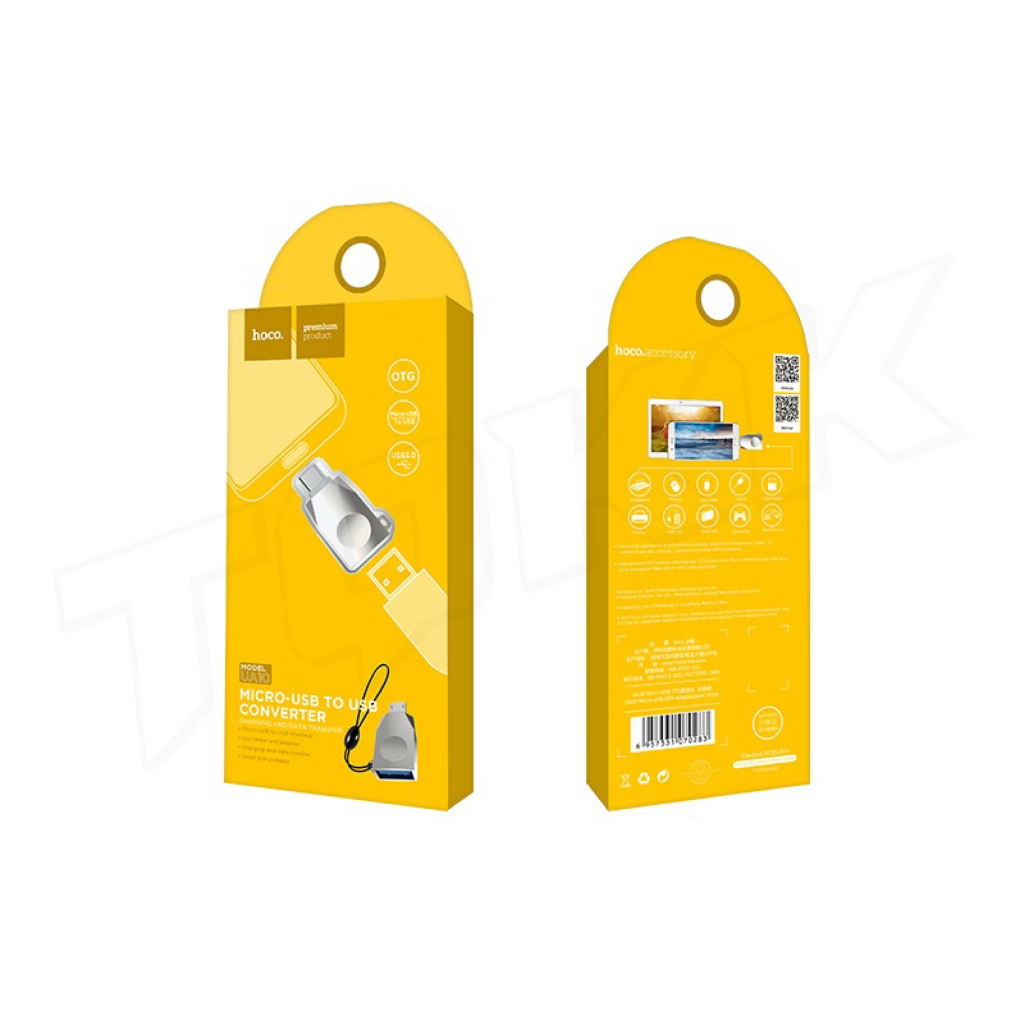 HOCO ของแท้ 100% รุ่น UA6/UA10 อะแดปเตอร์แปลงพอร์ต USB-A to Type-C ITcam