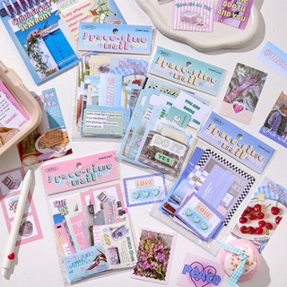 💥พร้อมส่ง💥(009)สติกตกแต่งขนาดเล็กสีโทนพาสเทล