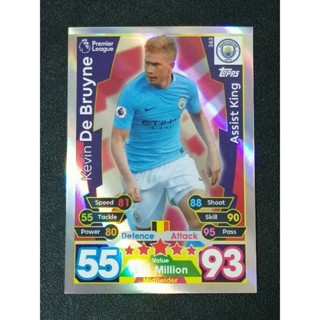 การ์ดฟุตบอล MATCH ATTAX 2017/18 FOIL SOCCER CARDS (NO.361-376)