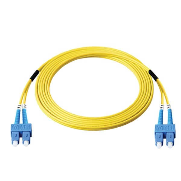AKIRA TECH Link UFP966D31-03 Fiber Optic SC-SC Patch Cord OS2, Duplex Single-mode, (3.0 mm Jacket)/U