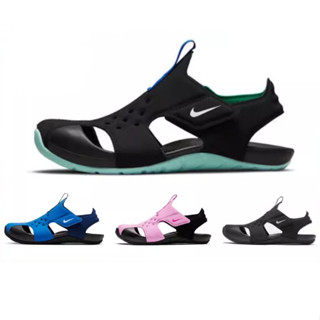 รองเท้าเด็ก Nike ฤดูร้อน Velcro Baotou รองเท้าเด็กชายและเด็กหญิงรองเท้าชายหาดรองเท้าแตะกีฬา