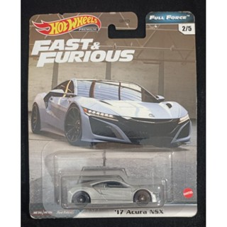 Hotwheels Acura NSX Fast &amp; Furious ล้อยาง สภาพแพ็คไม่สวย ตัวรถสวยปกติ