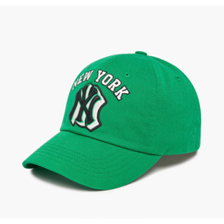 ✴️ แท้ 💯% MLB Varsity Unstructured Ball Cap NEW YORK YANKEES สีเขียวปัก NY 💚