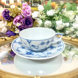 Royal Copenhagen Blue Fluted Plain Teacup ถ้วยชา