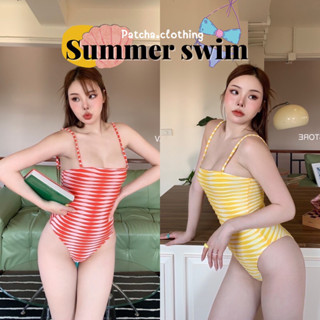 👙🧡𝑺𝒖𝒎𝒎𝒆𝒓 𝒔𝒘𝒊𝒎🧡👙ชุดว่ายน้ำวันพีชสีสดใส