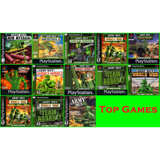 Army Men แผ่นเกม PS1 / PS2 แผ่นสำหลับเครื่องแปลงระบบ