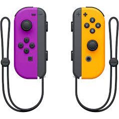 NINTENDO Joy controllers Purple/Neon Orange