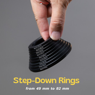 Step Up &amp; Step Down Ring Adapter for All Filters ชุดแหวนแปลงขนาดฟิลเตอร์ ครบช่วงตั้งแต่ 37mm จนถึง 82mm