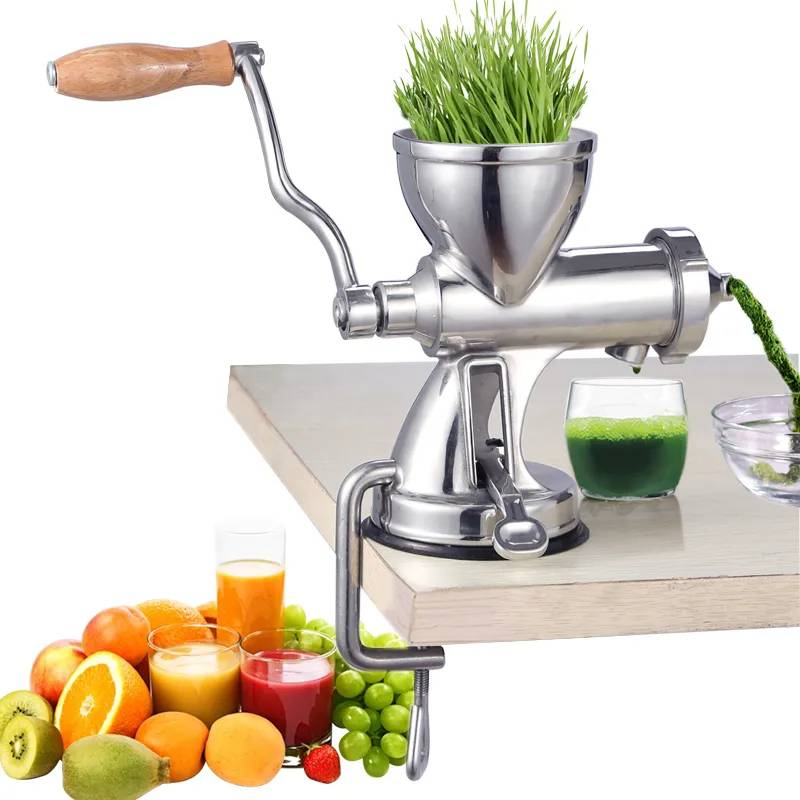 เครื่องคั้นน้ำผัก ผลไม้ แยกกาก แบบสกัดเย็น ใช้มือหมุน เครื่องคั้นน้ำผัก  👍👍พร้อมส่ง👍👍
