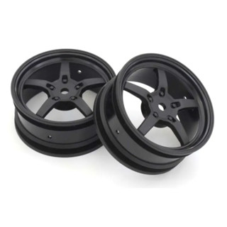 KYOSHO 5-Spoke Racing Wheel (Black / 2pcs) FAH705BK