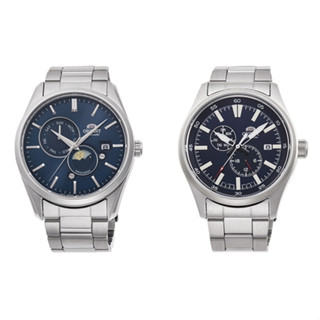 (ประกันศูนย์ไทย) Orient Mechanical Sun Moon  &amp; Sport หน้าปัดน้ำเงิน