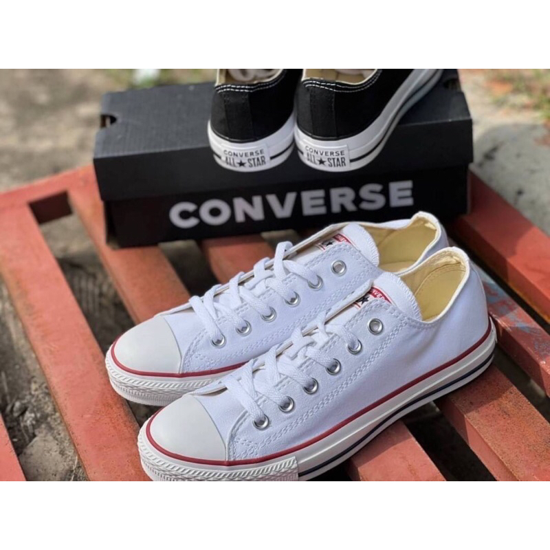 Converse รองเท้าผ้าใบALL STAR สินค้าพร้อมกล่องงานเทียบแท้ รองเท้าผ้าใบผู้ชายและผู้หญิง สินค้าของก๊อปเทียบแท้