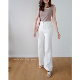 Ana white jeans 890.- ผ้ายีนส์แท้ไม่ยืดทรงสวย เก็บทรงได้เป๊ะแบบสุดๆ 🌈 แนะนำเลยค่ะ