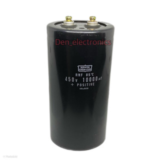 CAPACITOR 10000 UF 450V ขนาด สูง 17CM กว้าง9CM NIPPONCapacitorใหม่แท้คาปาซิเตอร์Cหัวน็อตบวก-ลบ20%วัดค่าได้ตามเกณฑ์ทุกตัว