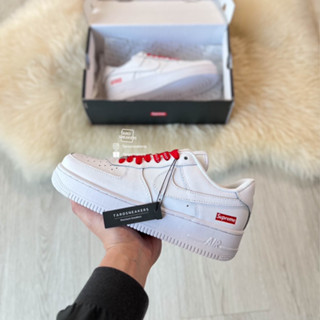 Air Force 1 " White Supreme "🤍❤️