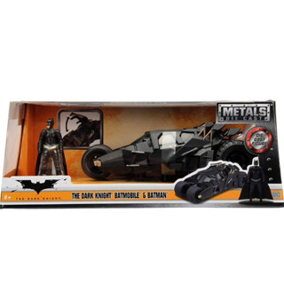 โมเดลรถเหล็ก 1/24 The Dark Night Batmobile &amp; Batman [JADA]