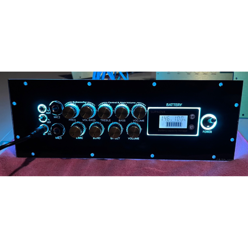 เพลทไฟเปล่า TB21F + แอมป์AMP แบบดิจิตอลสวิตช์โยกไม่รวมแอมป์ (ชุดคาราโอเกะ) ไม่รวมอุปกรณ์หน้าเพลทเฉพา