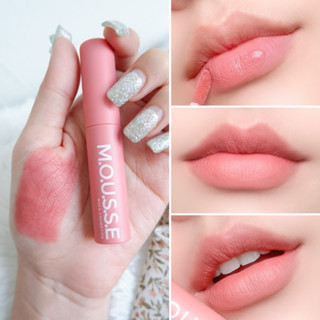 MYCA MOUSSE  LIP CREAMลิปสติก เนื้อมูส 6 สี  เนื้อมูสอย่างงาม ไมก้า