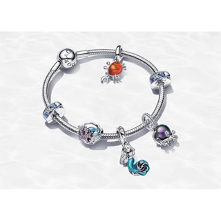 *คอลใหม่ (Preorder )Pandora Disney The Little Mermaid Collection Ariel ชาร์มคอลเจ้าหญิงเเอเรียล ชาร์มPandoraของเเท้100%