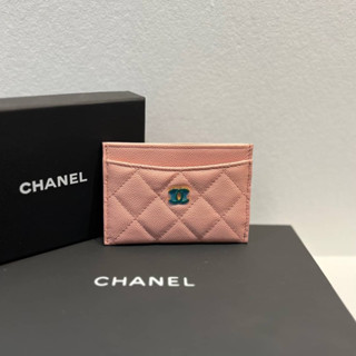 กระเป๋า  CHANEL CARD HOLDER CAVEAR  งานออริหนังแท้💛