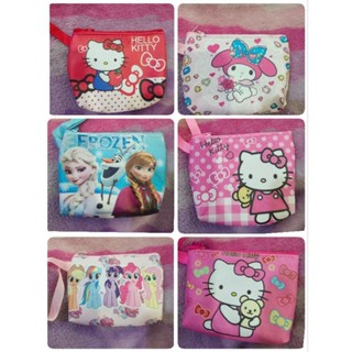 💖พร้อมส่ง💖กระเป๋าสตางค์ซานริโอ้ Sanrio ดาบพิฆาตอสูร กระเป๋าเหรียญลายการ์ตูน เอลซ่า ,คิดตี้ ,มายเมโลดี้ ,โพนี่   Wallet