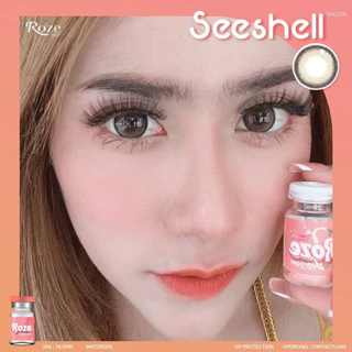 🔥คอนแทคเลนส์ ✨ขนาดบิ๊กอายโตมาก✨ Seeshell (Rozelens) ✨Brown / Gray / Black
