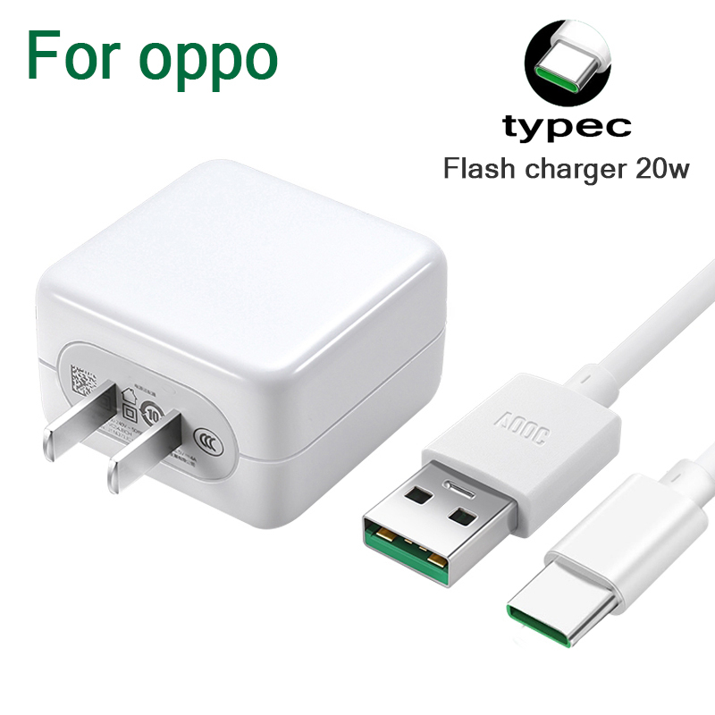 สายชาร์จ oppo typec ชาร์จเร็วหัวชาร์จ vooc 4.0 ของแท้ 1เมตร 2เมตร 20w 33w5V 4A รับประกันหนึ่งปี สำหรับ reno iqoo realme