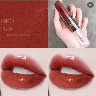 ✅พร้อมส่ง แท้💯🌈ส่งไว KIKO MILANO Unlimited Double Touch 6g เลิควิดลิปสติก 2 สเต็ปสูตรติทนนาน 12 ชั่วโมง  เบอร์ #128